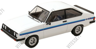 MCG Maßstab 1:18 Diecast Modellauto - 1977 Ford Escort MK2 RS2000, weiß