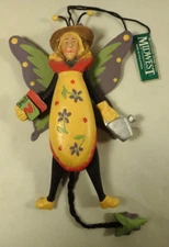 Midwest of Cannon Falls Hanging Garden Fairy Butterfly Pull String Jumping Jack