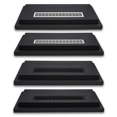 ZooPaul Terrarium Abdeckung schwarz 80x35 100x40 ohne Beleuchtung Deckel Haube