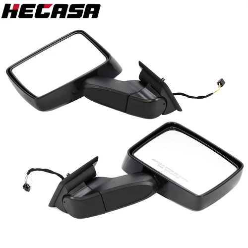HECASA Pair Side View Exterior Power Mirror Front LH&RH For Hummer H3 H3T 06-10