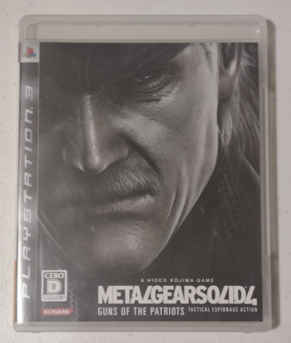 Metal Gear Solid 4 : Guns of the Patriots for PS3 with manual for Japan Region - Afbeelding 1 van 6