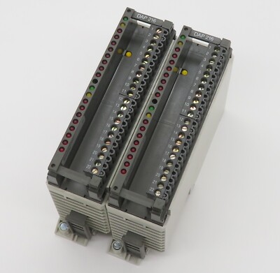 2x AEG Modicon DAP 216/AS-BDAP-216 Discrete Output Module Ausgangsmodul 16x 24V