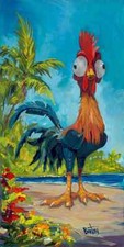 Moana Disney Fine Art Steve Barton Signed Lt Ed of 195 Canvas Print Hei Hei