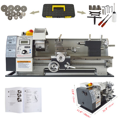 WM210V Precision Inch Thread Instrument Metal Bench Lathe 110V 900W