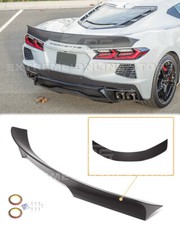 Primer Black Rear Lid Ducktail Wing For 20-Up Corvette C8 Performance Spoiler