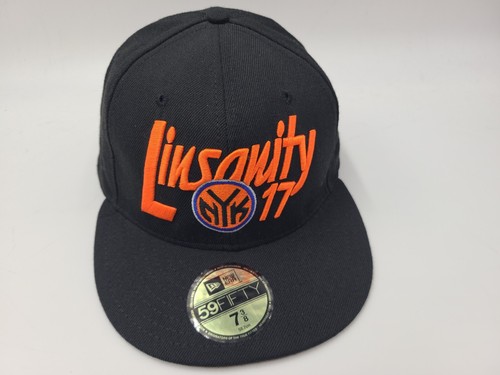 New York Knicks Linsanity Jeremy Lin #17 New Era 59Fifty Fitted 7 3/8 Hat Cap