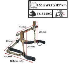 Dreipunktaufhängung 500 mm Kubota Iseki Kleintraktor Kat. 1 Kommunaltraktor