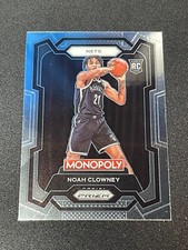 2023-24 Prizm NBA Monopoly NOAH CLOWNEY Rookie RC Brooklyn Nets #12