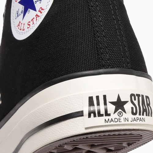 JAPAN LIMITED CONVERSE CANVAS ALL STAR J HI MADE IN JAPAN WHITE BLACK NATURAL - Picture 27 of 28