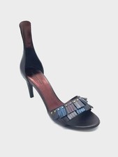 790 Bottega Veneta Italy Women Purple High Heels Sandals Shoes Size EU 39 US 9