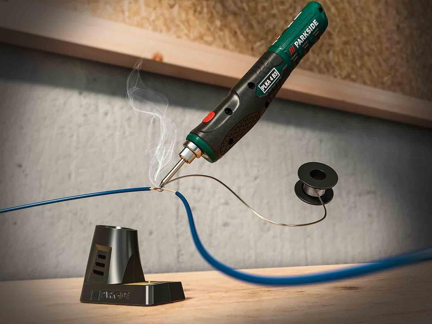 Saldatore a batteria PLKA 4: recensione, specifiche e uso reale