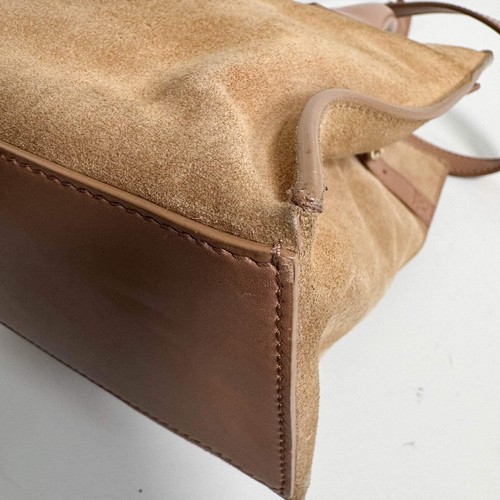 BALENCIAGA Brown Suede Top Handle Bag - Picture 12 of 18