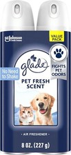Glade Air Freshener Room Spray, Pet Fresh Scent, Odor Fighting , 8 Oz, 2 Count