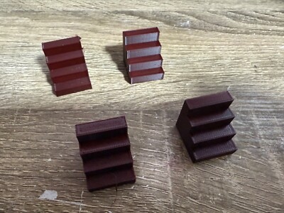 O Scale Steps for Use with Buildings Platforms and Structures -x4 1'' Square