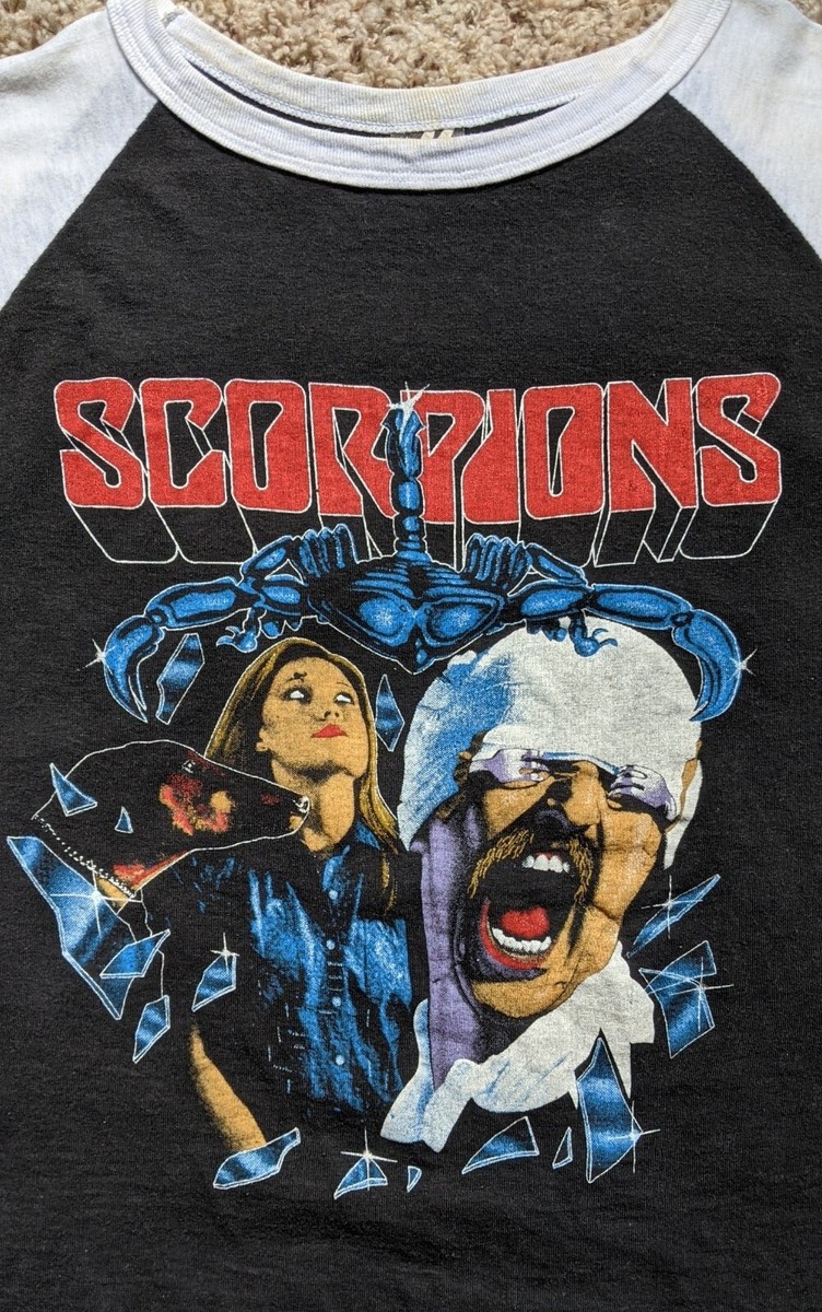 スコーピオンズ 1984年ワールドツアー Tシャツ Mサイズ ブラック スコーピオンズ 1984年ワールドツアー Tシャツ Mサイズ ブラック