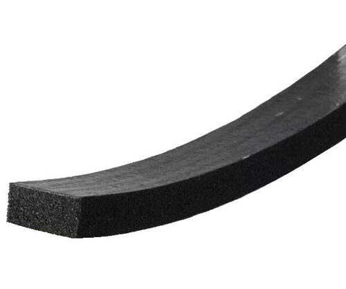 Thin Silicone Rubber Sheet - 60A Hardness, 1/32" Thick, 3" X 9", Black Gasket Material