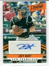 JOEY BART 2019 Panini Chronicles PRESTIGE GOLD AUTO #92/99 GIANTS RC GIANTS