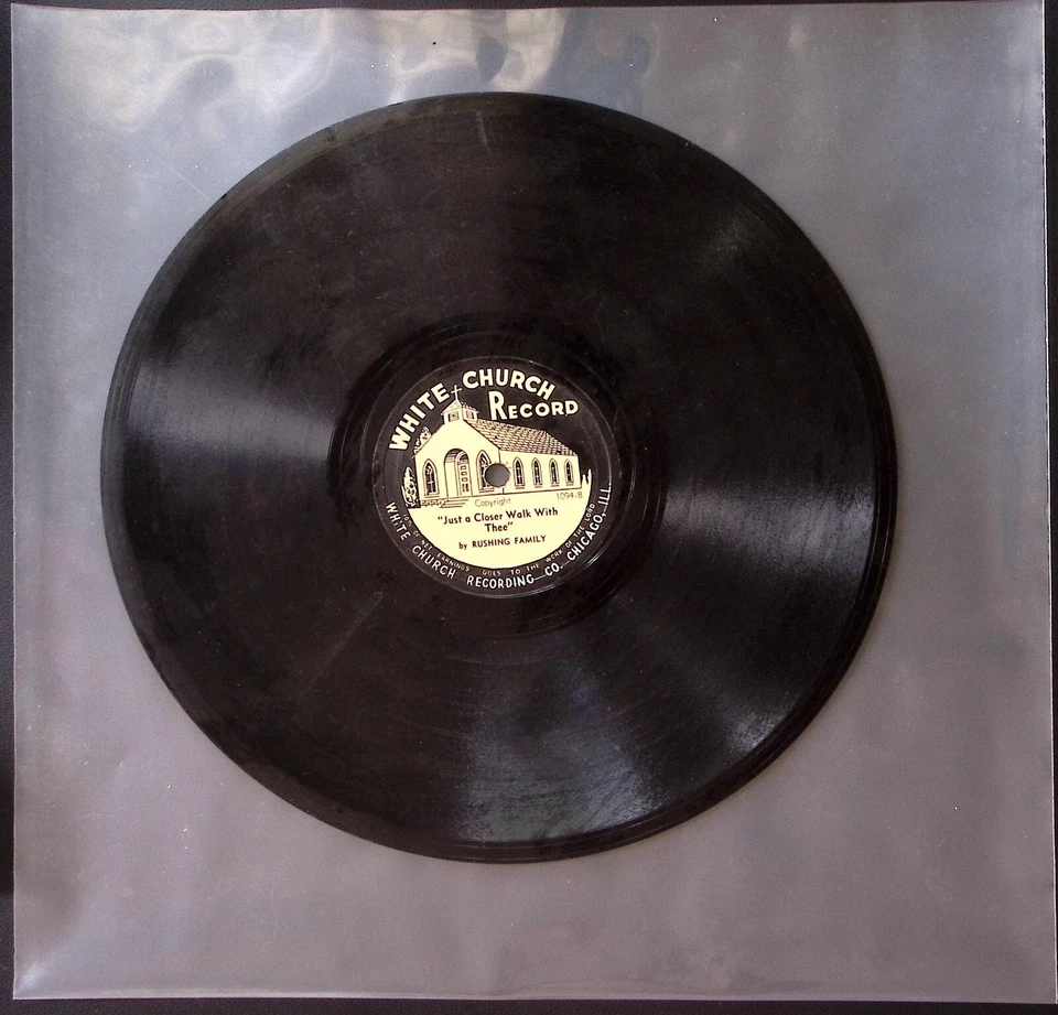 RUSHING FAMILY JANETTE ON THE BATTLEFIELD/JUST A CLOSER WALK  78 RPM 174-40 Foto 2 de 3