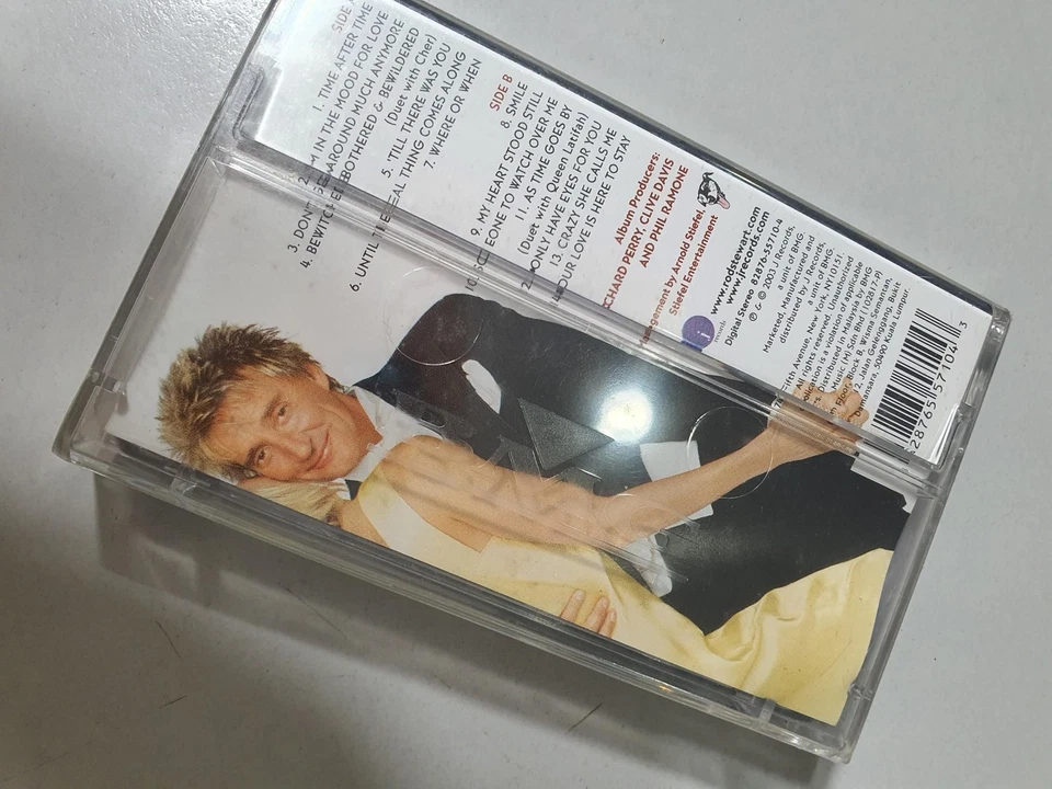(2183) Malaysia Sealed BMG Cassette Tape - ROD STEWART "as time goes by" - Image 2 of 2