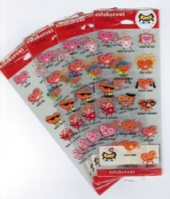 4 New packs LOVE Conversation Quotes Hearts Valentine's Day Hallmark Stickers
