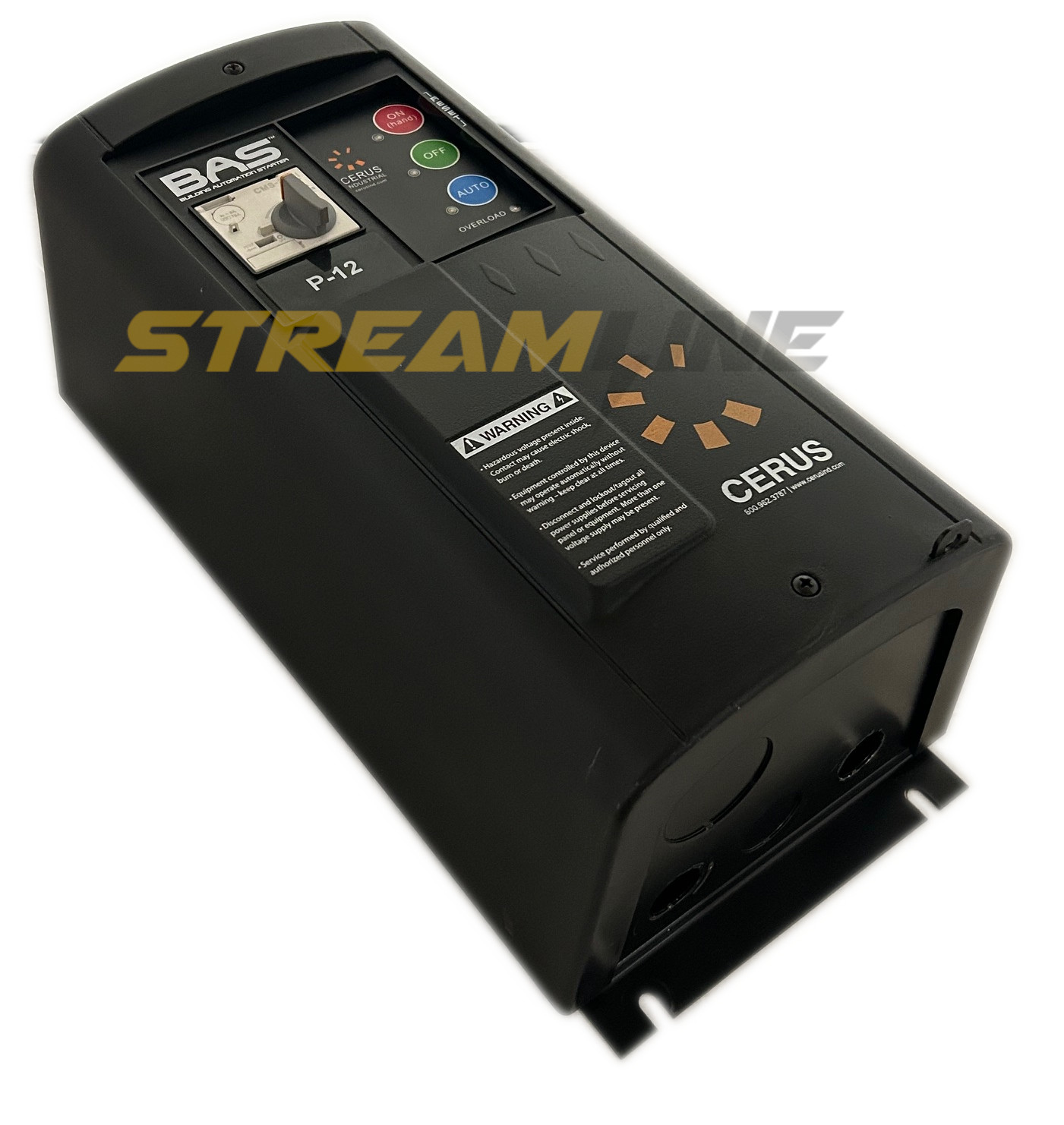 Cerus BAS1-9/J-G6-5M Building Automation Starter, 200-600V, 1-200HP, HOA Keypad