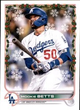 2022 Topps Holiday Mookie Betts - Los Angeles Dodgers