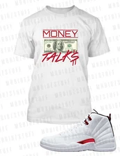 Money Talks Hip Hop Sneaker Tee Shirt Street Wear Big Tall Small Tee J12 Twist 