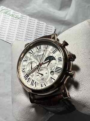 Herren Uhr Armbanduhr CHENXI Quarz Chronograph goldfarben