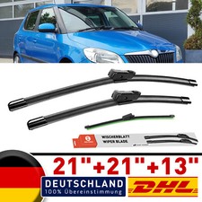 Scheibenwischer Vorne + Hinten Passend Für SKODA FABIA | KOMBI | BJ 2007 - 2013