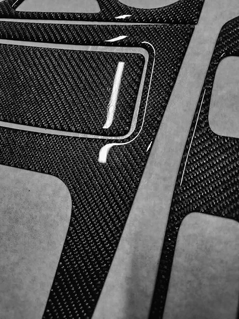 Kit de embellecedor de tablero de fibra de carbono real interior superpuesto para Subaru Forester 2003-2006 Foto 3 de 4