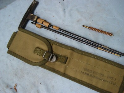 CARVIN SNK16P カービン マルチケーブル WWII M1 30 Cal Carbine Cleaning Rod w/ Case NOS 1944 Parts kit