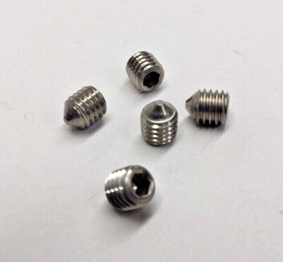 Krones 0624139142 Set Screw M5-0.8 X 6 mm Cone Point (Pack of 5) A2 DIN 914