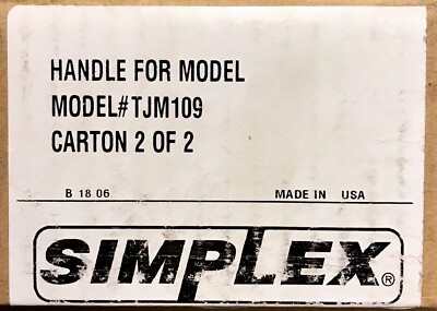 SIMPLEX Model TJM109 Hydraulic Jack Handle 36''
