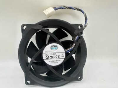 1 pcs COOLER MASTER DF0802512RFUN DC12V 0.60A 8cm 4-wire PWM fan