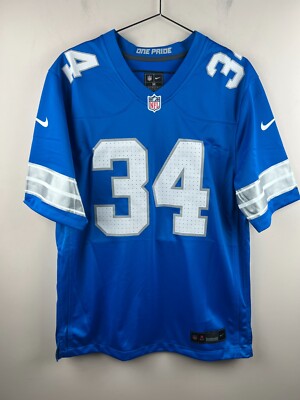 NWOT Detroit Lions Alex Anzalone #34 Nike Men's 2024 Official NFL
