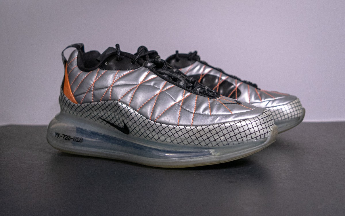 Nike Air Max バスケットシューズ グレー/ブラック/ネオン Nike Air Max MX 720-818 BV5841-001 Running Trainer Silver Gray