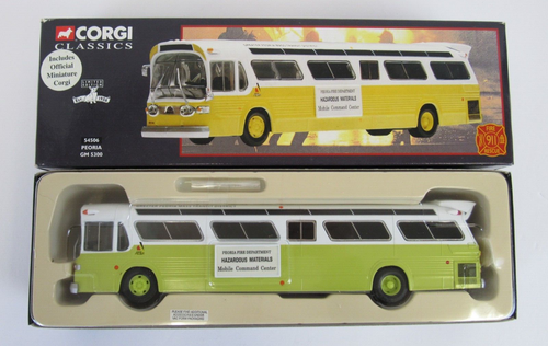 Corgi Classics 1:50 Diecast #54506 GMS 300 Peoria Mass Transit Bus MIB MZ646