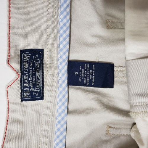 Polo Jean Company cachi bermuda pantaloncini a polsino tasche laterali tasche posteriori taglia 10 - Foto 3 di 5