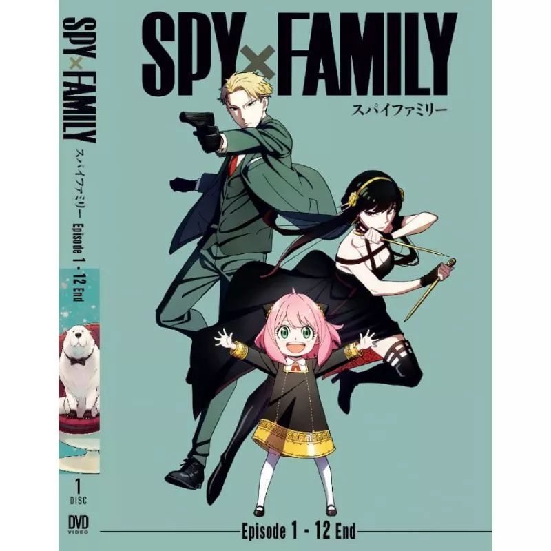 Spy x Family Episodes 1 - 25 English Dubbed Complete Seasons 1 + 2 Anime  DVD