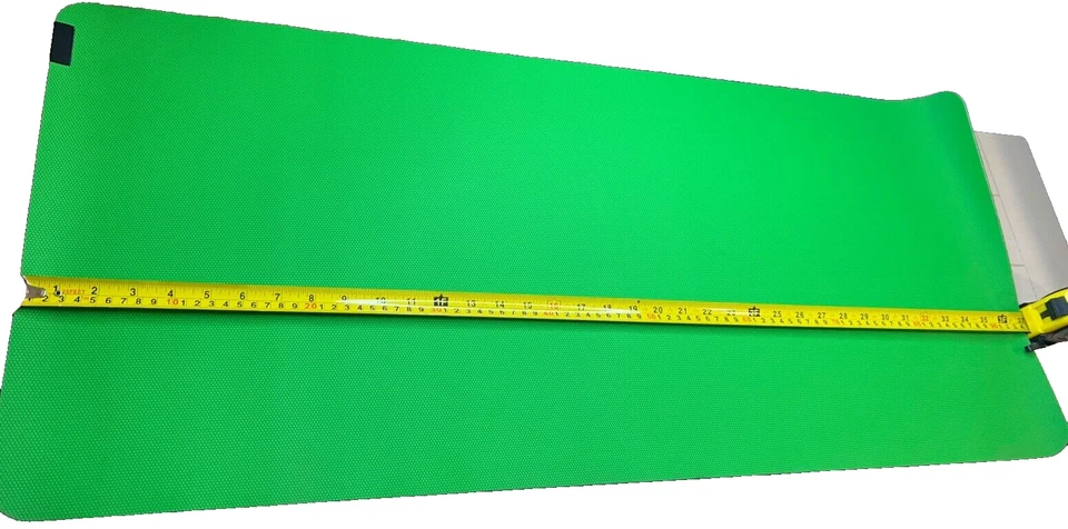 Alfombrilla de ratón extendida XL 37x16 verde negra antideslizante Foto 2 de 4