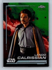 2024 Topps Chrome Star Wars Lando Calrissian Green /99