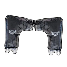 Snowmobile & Motorcycle Handlebar Muffs - Water-Resistant ATV Gloves, Black S