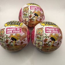MGA Miniverse Make It Mini Food Diner Series 2 Sealed Set of 3 New