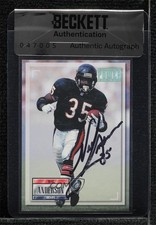 BAS 1993 Pro Set Power Neal Anderson #135 Seal of Authenticity Auto 3c7