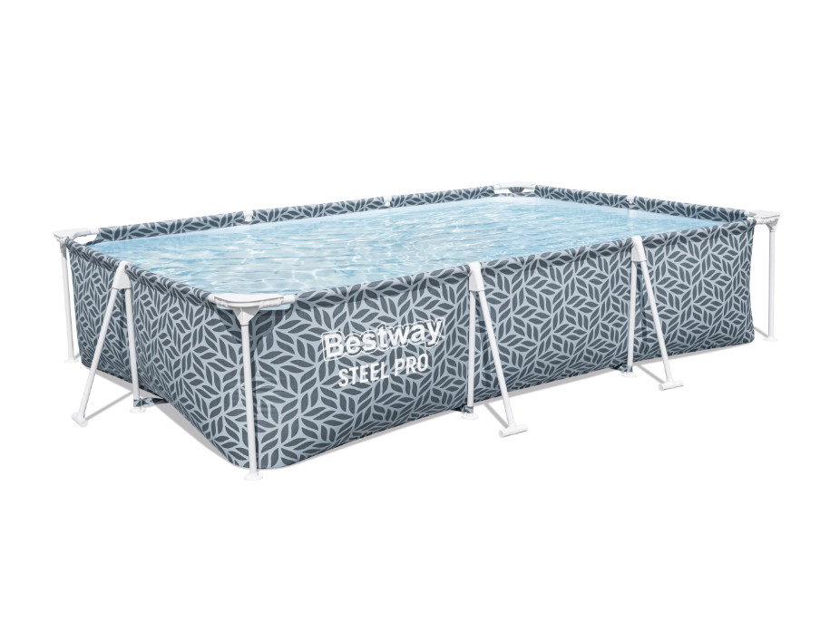 Bestway Piscina Marco Acero Steel Pro Frame 300 cm x 201 cm x 66 cm Rectangular