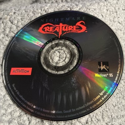 NIGHTMARE CREATURES by ACTIVISION (PC, 1997)  Disc Only Not Tested
