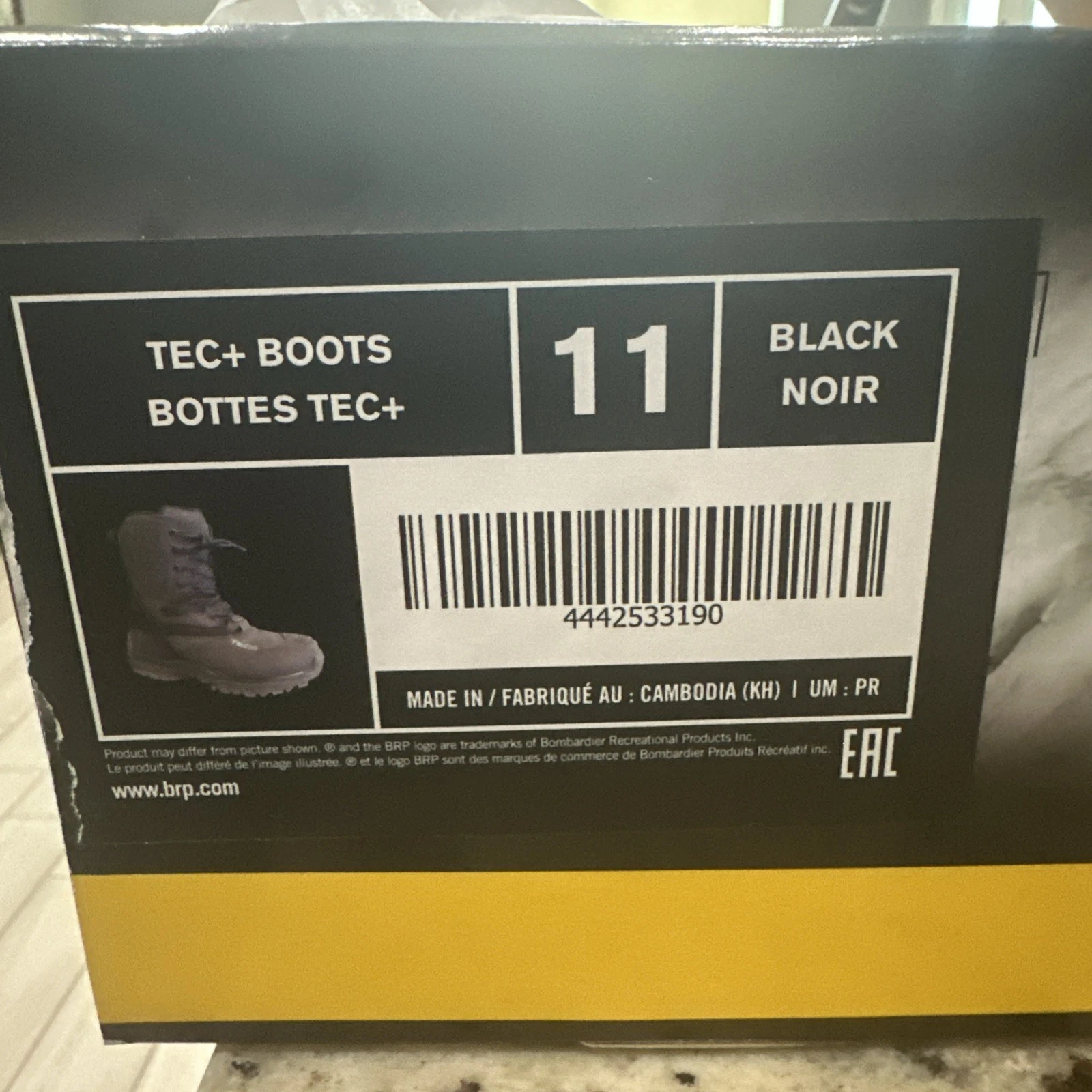 NEW BRP Ski-Doo TEC+ Outdoor Snow Boots Black Waterproof Size 11
Opens in a new window or tab