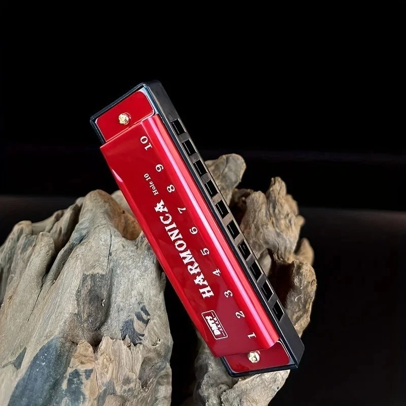 East top Harmonica Diatonic Blues Harmonica Key of C 10 Holes Harp Mouth Organ - Image 4 of 4