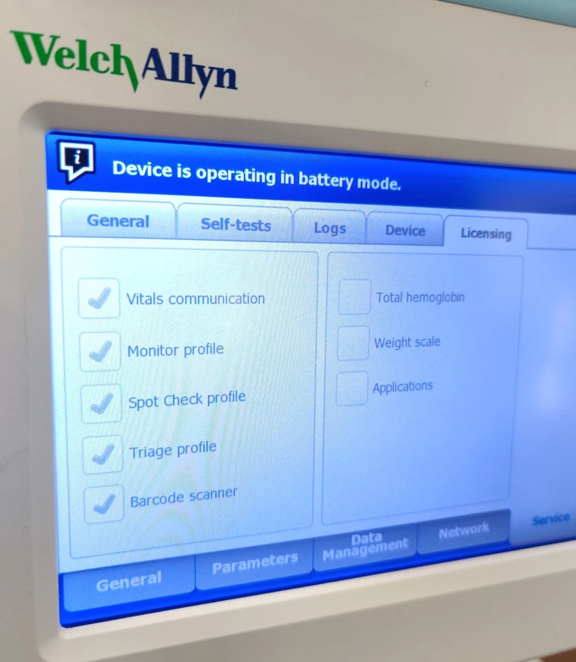 Welch Allyn Connex 6000 Vital Signs Monitor 64NTXX, NIBP, SPO2, Cuff & Basket - Image 4 of 4