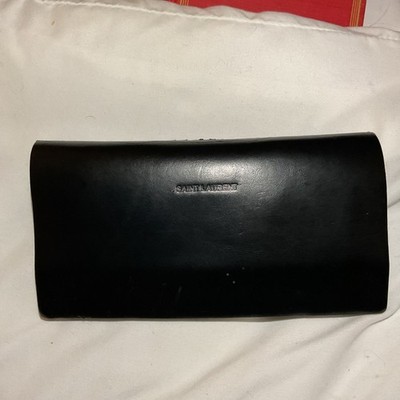 Authentic New Saint Laurent Eyewear Case W/ Cloth.